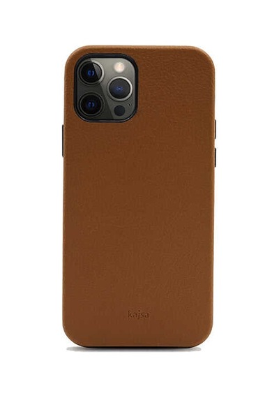 Kajsa Apple Uyumlu iPhone 12 Pro Max Kılıf Suni Deri Kajsa Litchi Kapak ZORE-219023