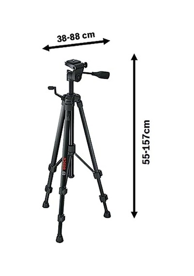 Bosch Professional Measurement Bt 150 Tripod, Alüminyum, 55-157 Cm Çalışma Yüksekliği Enerji Sınıfı A+