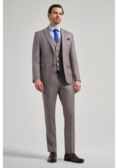 İmza Koyu Vizon Kendinden Desenli 2 Düğme Classic Esnek Slim Fit Takım Elbise 1001250157 Koyu Vizon İmza Koyu Vizon Kendinden Desenli 2 Düğme Classic Esnek Slim Fit Takım Elbise 1001250157 Koyu Vizon