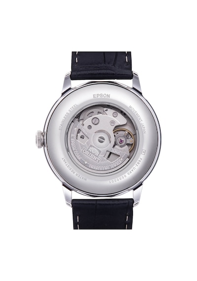 Orient Kurmalı Otomatik Deri Siyah Beyaz Kadran Sun&moon 42 Mm Erkek Kol Saati