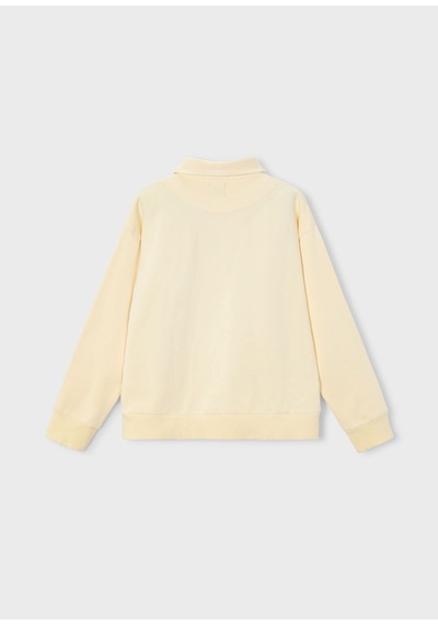 Mayoral Boston Erkek Çocuk Yakalı Sweatshirt Sarı