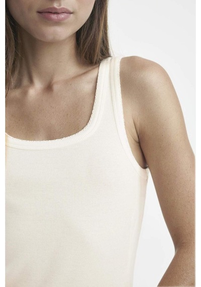 DeFacto A0732AX24SMWT32 Coool Bodycon Basic Fitilli Kaşkorse Kolsuz Mini Elbise - Beyaz DeFacto A0732AX24SMWT32 Coool Bodycon Basic Fitilli Kaşkorse Kolsuz Mini Elbise - Beyaz