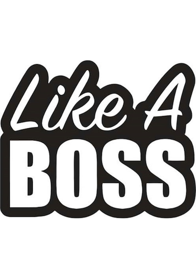 One Vıp Sale Like A Boss Duvar Dekor Sticker 40 X 32 Cm
