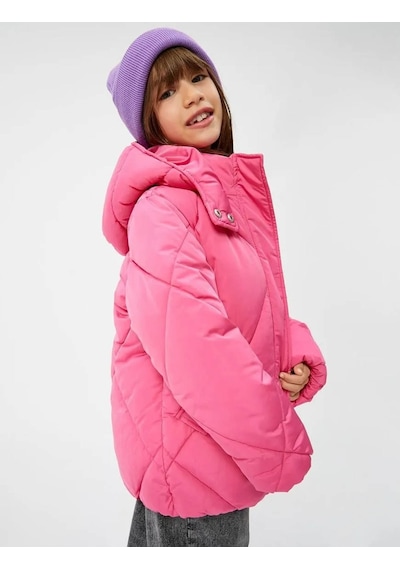 Koton Kız Çocuk Mont Pembe 4wkg00010aw 24ky59002010 Y5914 Pembe