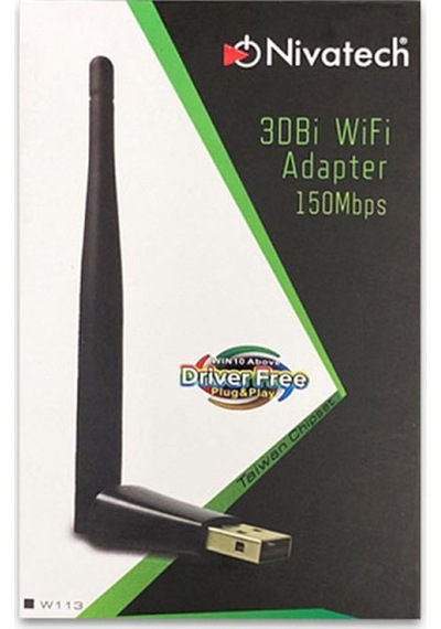 Nivatech 3dbı 150mbps Wifi Usb Adaptör W113