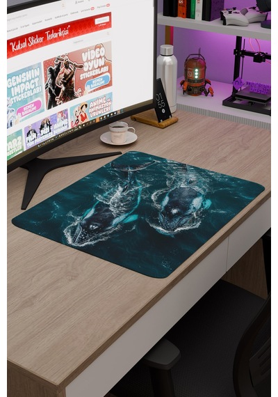 Orka Kaymaz Dikişli Kauçuk Oyuncu Mousepad V2 - 48x40 Xl Gaming Mouse Pad Fare Altlığı