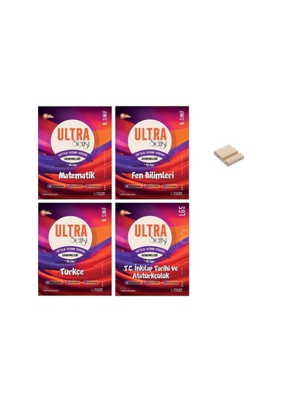 Lgs 8. Sınıf Ultra Matematik Fen Türkçe Ve İnkılap 4lü Haftalık Denemeleri