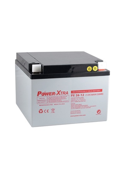 Power-Xtra 12 V 26 AH Bakımsız Kuru Akü