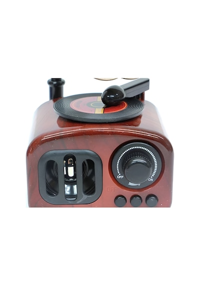 Gramofon Müzik Kutusu Ekru