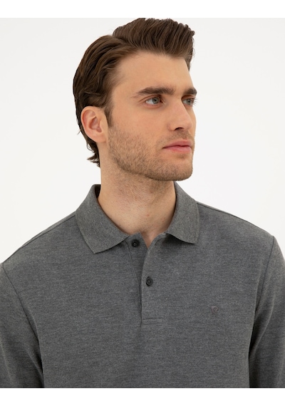 Pierre Cardin Erkek Antrasit Melanj Sweatshirt 50294438-vr081 Antrasit Melanj