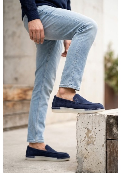 Ayakkabı Fuarı Luciano Bellini 26k-c27711 Formal Erkek Casual Ayakkabı Lacivert
