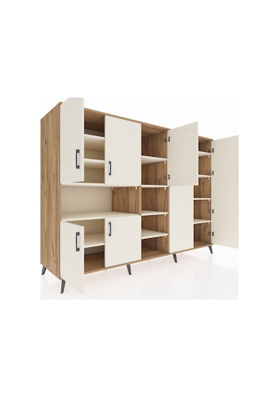 Kronos Dolap 13 Raflı 7 Kapaklı 220x59x163 Çam-aytaşı Çam-aytaşı Kronos Dolap 13 Raflı 7 Kapaklı 220x59x163 Çam-aytaşı Çam-aytaşı