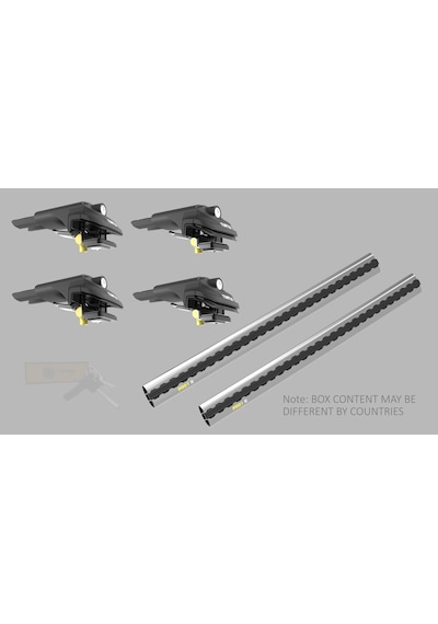 Turtle Aır-1 Full Kit Volkswagen Tıguan Tavan Ara Atkı Seti Gri