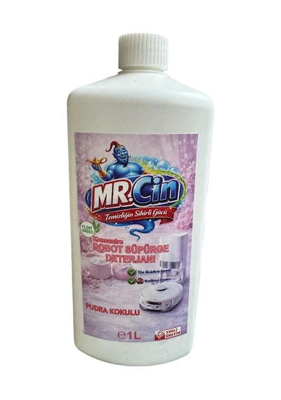 Mr.cin Robot Süpürge Deterjanı Pudra Kokulu 1 Litre Tekli