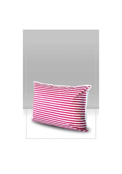 3'lü Set Yastık Düzenleyici Hurç Pembe Çizgili 50x70 Cm Pembe