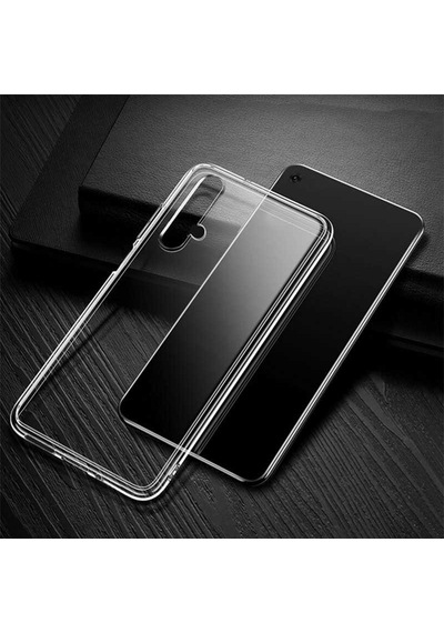 Huawei Nova 5T Kılıf Lüx Şeffaf Silikon Kılıf