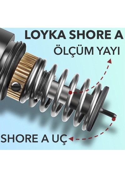 Loyka Lxa2 Çift İbreli Sertlik Ölçer Shoremetre Shore A M02a