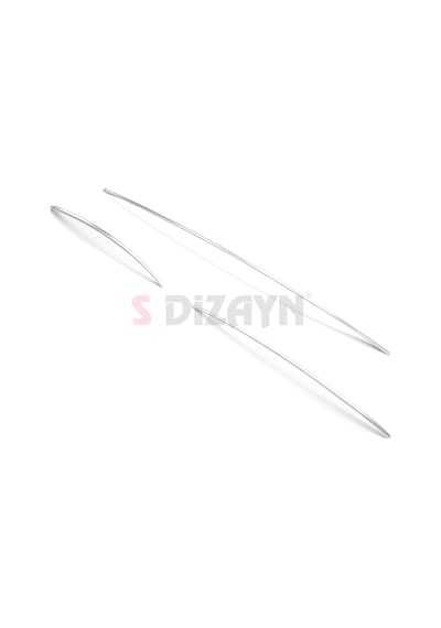S-dizayn Vw Passat B9 Sw Krom Arka Tampon Çıtası 3 Prç. 2024 Üzeri A+ Kalite
