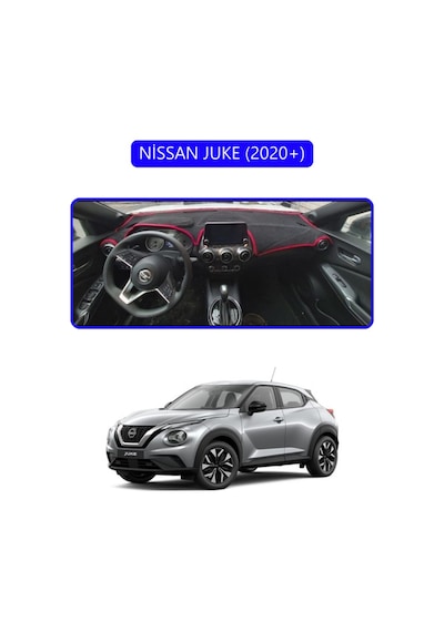 Nissan Juke 2020+torpido Koruma Halısı Mavi Kenar