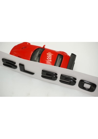 SL 550 Bagaj Parlak Siyah ABS 3M 3D Yazı Logo