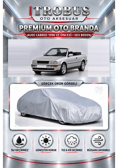 Audi Cabrio 1996 Ve Öncesi Uyumlu Premium Araba Brandası Oto Branda Sd3 Beden