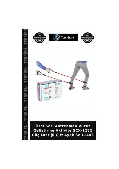 Özel Seri Antrenman Vücut Geliştirme Aktivite Scx-1282 Güç Lastiği Çift Ayak Sc 11446 Çok Renkli