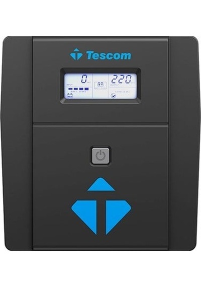 Tescom 1000va Leo+ Leo1000ap Modem Protect Lcd Ekran Line Interactive Ups