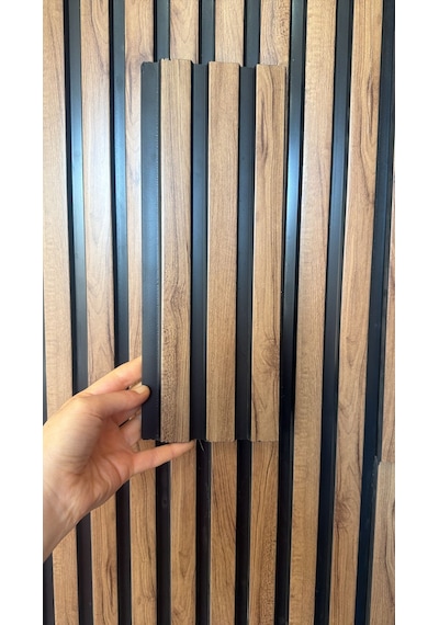 Polimer Gardenya Duvar Ofis Tv Arkası Koridor Dekoratif Panel 5 Adet 55 Cm