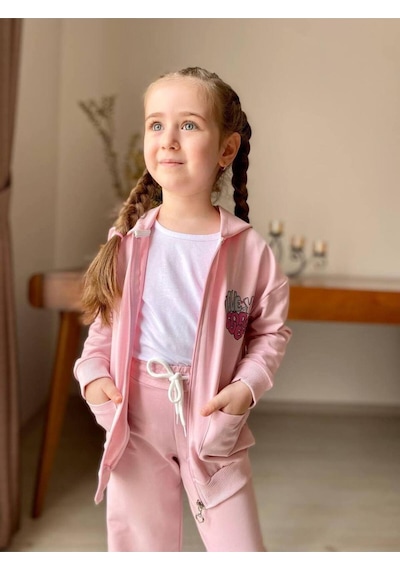 Ki Z Çocuk Eşofman Taki Mi 2 Li . Boru Paça Farmuarli Kapuşonlu Takim. Love Baski Li Taki M. Pembe Ki Z Çocuk Eşofman Taki Mi 2 Li . Boru Paça Farmuarli Kapuşonlu Takim. Love Baski Li Taki M. Pembe