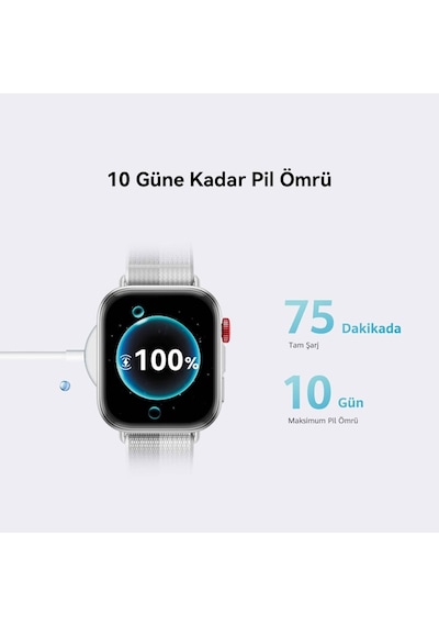 Huaweı Watch Fıt 4 Akıllı Saat, 100+ Spor Modu, Ultra İnce Tasarım, Siyah Yok