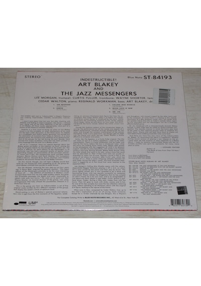 Art Blakey - Indestructible - 33 LP Albüm ! Ambalajlı