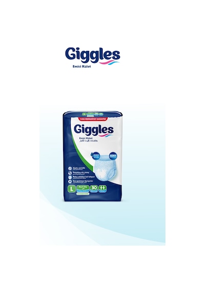 Yetişkin Emici Külot Bez Büyük Boy Large Bel Ölçüsü 100-150cm Islaklık Göstergeli - 1paket 30adet L