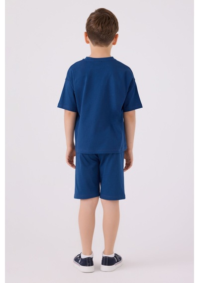 U.s. Polo Assn Erkek Çocuk Mavi Bermuda Takım 5274-43680 Mavi