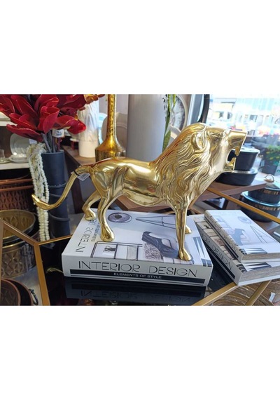 Lıon Dekor Gold 13x50x28 Cm 1 Adet