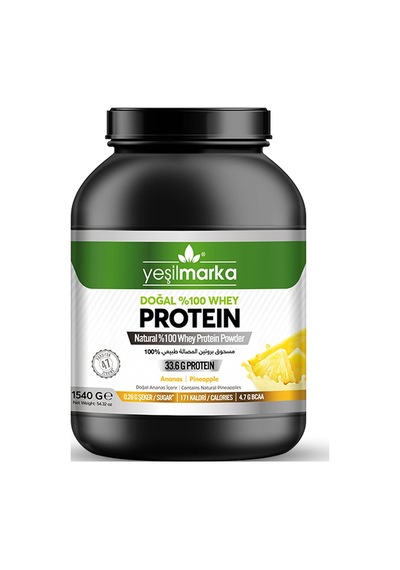 Yeşilmarka Doğal Whey Protein Tozu - Ananas 1540 Gr