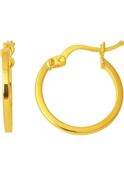 Bilezikci Klasik 22 Ayar 2 Cm. Çaplı Halka Altın Küpe Yksm31044