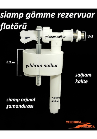 Siamp Flatör Gömme Rezervuar İç Takım Şamandıra Yandan