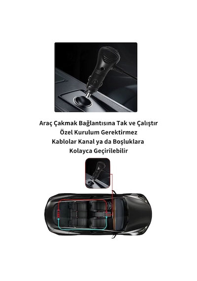Wearfitpro Cam Yapışan Pvc Dinamik Işıklı Araç Kamyon Tır Şeytan Gözü Canlı Led Işık Led Şerit 120 Cm