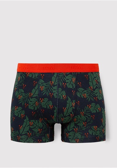 Mavi - Akrep Baskılı Lacivert Boxer 092441-33648 Lacivert