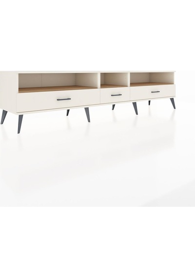 Hyperion Tv Ünitesi 3 Raflı 3 Çekmeceli 220x44x51 Aytaşı-çam/aytaşı Atlas Çam/aytası - Aytası Hyperion Tv Ünitesi 3 Raflı 3 Çekmeceli 220x44x51 Aytaşı-çam/aytaşı Atlas Çam/aytası - Aytası
