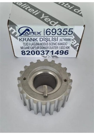 Krank Dişlisi Alt Krank Clıo Iı Laguna Modus Scenıc Kangoo Megane Captur Dokker Duster 1.5dcı K9k