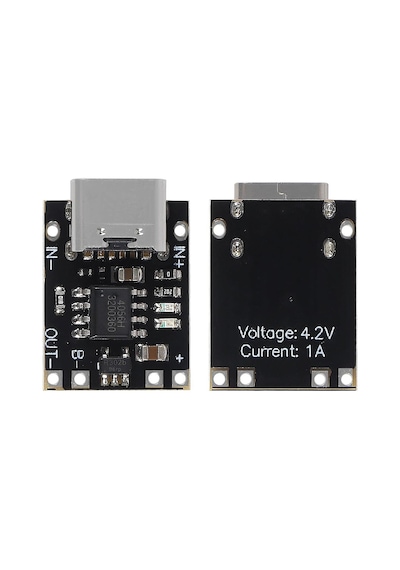 Tp4056 3,7v Mini Şarj Devresi - Korumalı Mod Type C 5 Adet