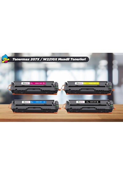 Hp 207x -hp Color Laserjet Pro Mfp M282nw Uyumlu Toner Takım - Yüksek Kapasiteli
