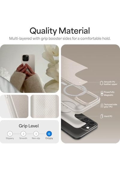 Spigen Ciel By Cyrıll Apple İphone 16 Pro Max İle Uyumlu Askılı Magsafe Kılıf Kajuk Mag Hava Kanalı Teknolojisi Diğer