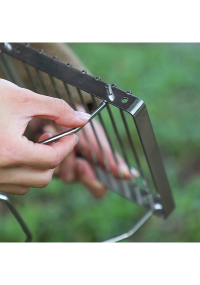 Kamp Ve Yürüyüş Aksesuarı İçin Katlanabilir Bacaklı Kamp Izgarası Mini Barbekü Izgarası