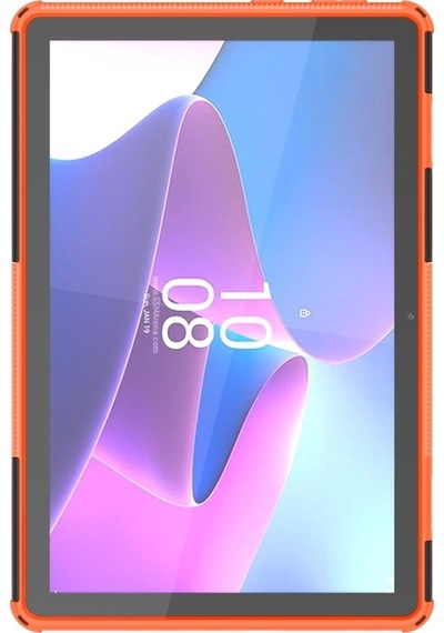 Lenovo Uyumlu Tab M10 3. Nesil Lastik Dokulu Tpu + Pc Tablet Kılıfı Tutuculu