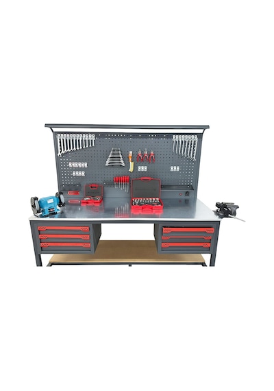 Takpower 2 Metre Dolu Takım Tezgahı 6 Çekmeceli Premium
