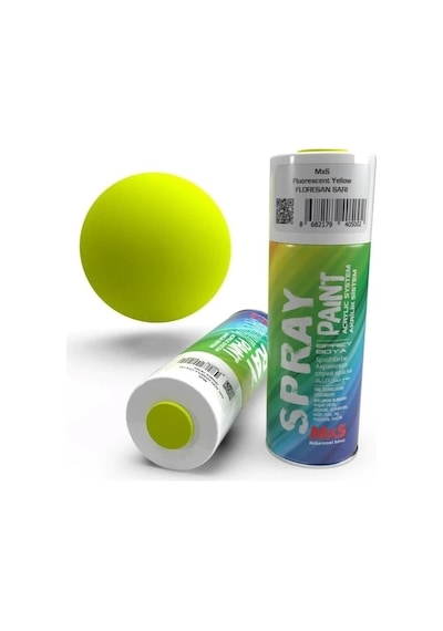 Mxs Floresan Sprey Sarı 400ml