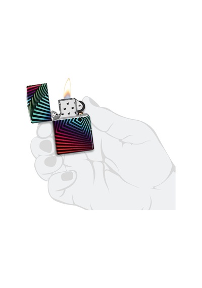 Zippo Rainbow Pattern Dizayn Çakmak