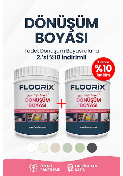 Dönüşüm Boyası 1 Kg +1 Kg Kırık Beyaz 2 KG